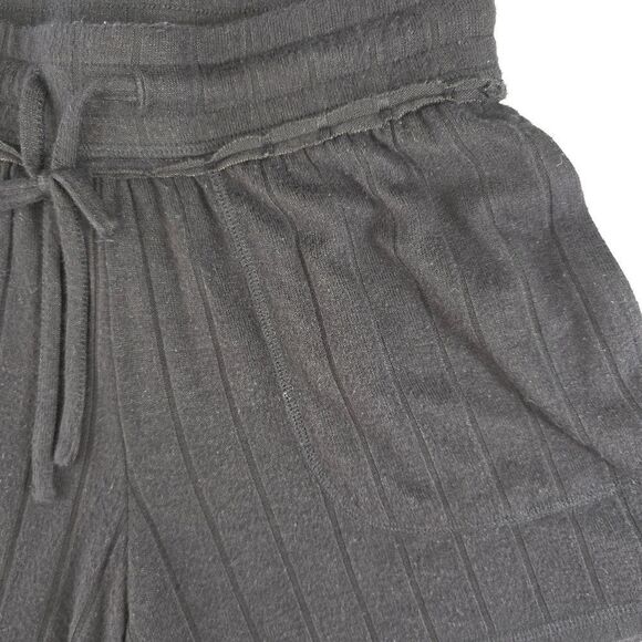 BP Cozy Wide Rib Drawstring Shorts Size XS Black - Picture 16 of 16